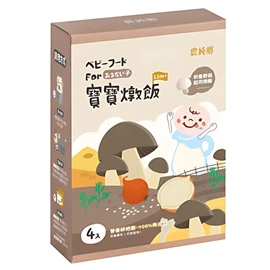 農純鄉 寶寶燉飯/ 奶香野菇起司燉飯 150g X 4入