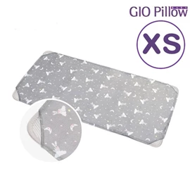 韓國GIO 二合一有機棉超透氣排汗床墊-XS碼 51x85cm 月亮兔