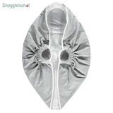 英國Snugglebundl 專利手柄嬰兒包巾/ 輕薄版 淺灰