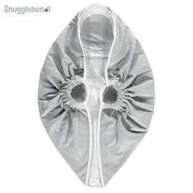 英國Snugglebundl 專利手柄嬰兒包巾/ 輕薄版 淺灰