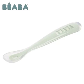 法国BEABA 矽胶软勺(第一阶段)-雾绿色