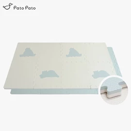 台湾Pato Pato 抗菌动物地垫-8入 懒懒北极熊