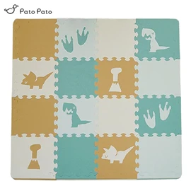 台灣Pato Pato 動物地墊-16入 叢林恐龍
