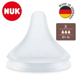 德國Nuk Perfect Match 超柔母感矽膠奶嘴/ X字孔 6個月起 兩個裝