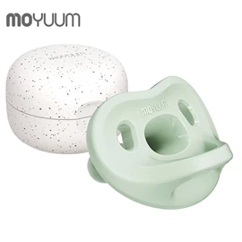 韓國Moyuum 白金矽膠安撫奶嘴連盒/ 3號 馬卡龍綠