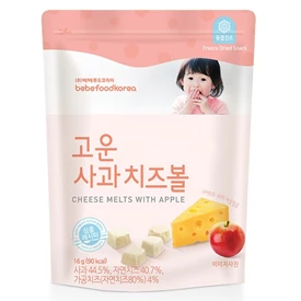 韓國bebefood 冷凍芝士乳酪粒-蘋果味 16g