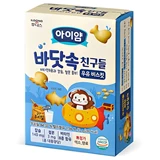 韓國ILDONG 海洋動物造型餅/ 牛奶味 50g