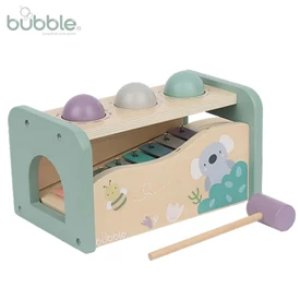 Bubble 木製敲擊琴敲球玩具