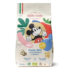 意大利Dalla Costa 有機卡通意粉/ 蕃茄菠菜 米奇 300g