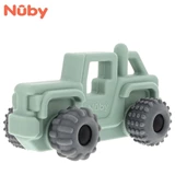 美國Nuby 矽膠固齒牙膠玩具/ 貨車