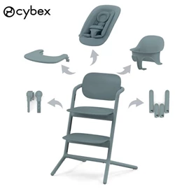 德國Cybex Lemo 4-in-1 成長椅/ Stone Blue