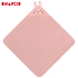 Snapkis 2合1 嬰兒浴巾連帽/ 小兔