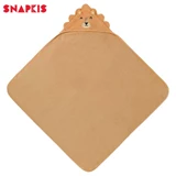 Snapkis 2合1 嬰兒浴巾連帽/ 獅子
