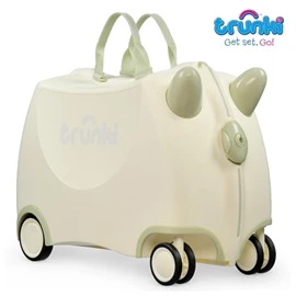 英國Trunki Glide Ride-on 兒童可騎乘行李箱/ Solid White
