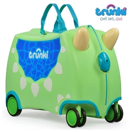 英國Trunki Glide Ride-on 兒童可騎乘行李箱/ Dudley the Dinosaur