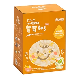 農純鄉 寶寶粥/ 鱸魚暖暖粥 PLUS Large 200g X 5入