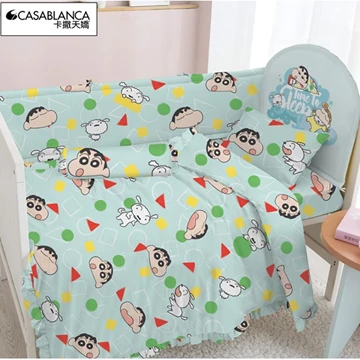 【Casablanca】婴儿床上用品套装(12件装)-蜡笔小新
