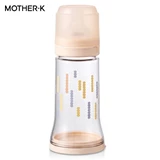 韓國Mother-K 拋棄式奶瓶(不包奶嘴)-奶油色