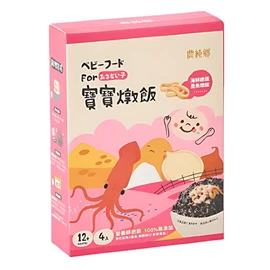 農純鄉 寶寶燉飯/ 海鮮總匯墨魚燉飯 150g X 4入