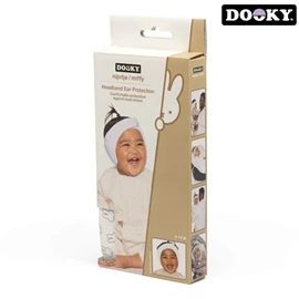 Dooky 嬰兒防噪音頭帶式耳罩/ Miffy 6-12個月