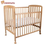 Minimoto 嬰兒木床 大碼(附送10cm厚床褥)