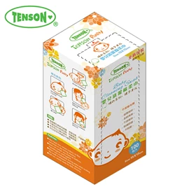 TENSON 嬰兒清潔棉柔巾-100片裝 15x15cm