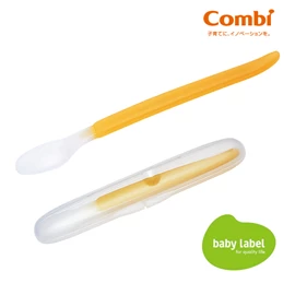 日本Combi Baby Label 软质喂食匙 附收纳盒