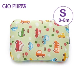 韓國Gio Pillow 超透氣護頭型 嬰兒枕頭-S碼 趣味汽車;