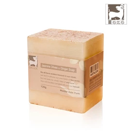 台灣薑心比心 薑皂-茉莉青橄欖薑芬皂 120g