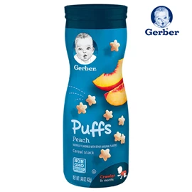 Gerber Puffs/ Peach 42g