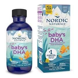 Nordic Naturals 挪威小鱼婴幼儿鳕鱼肝油(DHA+维生素D3)-60ml