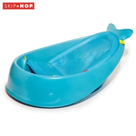 美國Skip Hop Moby Smart Sling™ 3階段浴盆連淋浴網架-藍色