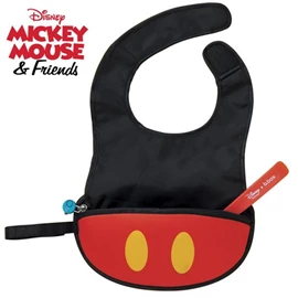 澳洲b.box 便携式围兜连喂食匙-米奇