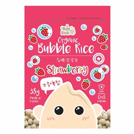 Baby Basic 宝宝百味 有机早餐波波米(士多啤梨) - 38g