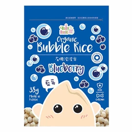 Baby Basic 宝宝百味 有机早餐波波米(蓝莓) - 38g
