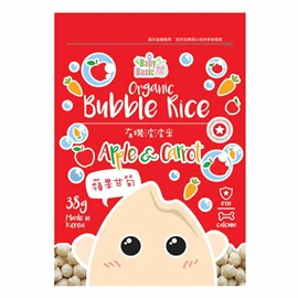 Baby Basic 宝宝百味 有机早餐波波米(苹果甘荀) - 38g