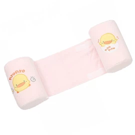 台灣黃色小鴨 嬰兒安全側睡枕/ 粉紅