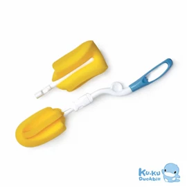 台灣KuKu Duck 360度可替換海綿奶瓶刷