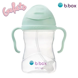 澳洲b.box 防漏吸管學飲杯/ PP 冰淇淋綠 240ml