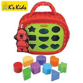 K's Kids 形狀配對認知玩具(附手提箱)