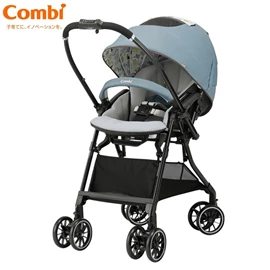 日本Combi Sugocal Light 全自動四輪轉向嬰兒手推車/ 青空藍