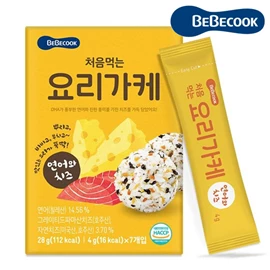 韩国Bebecook 三文鱼芝士烤紫菜碎-28g