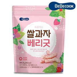 韓國Bebecook 有機小米棒-草莓味 25g