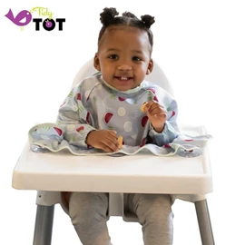 英國Tidy Tot 防水輕便飯衣(吸盤款)-長袖 Fun Fruits