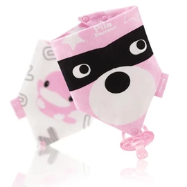 台灣KuKu Duck 三角扣帶領巾(可扣奶嘴)-兩條裝;淘氣雙星;