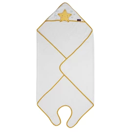 愛爾蘭 Clevamama 超柔軟抗菌竹纖維嬰兒沐浴巾(可掛頸)-星星