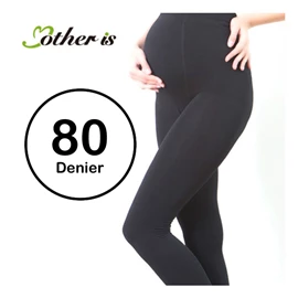 韓國Mom’s day 孕婦長筒緊身絲襪-80 Denier 黑色