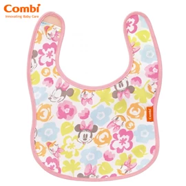 日本Combi 防油污口水肩(不包围兜)-米妮