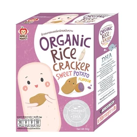 Apple Monkey 有机DHA牙仔饼(低敏)-30G(3G X 10包)甘薯味