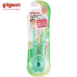 日本Pigeon 嬰幼兒練習牙刷-第三階段 2支裝